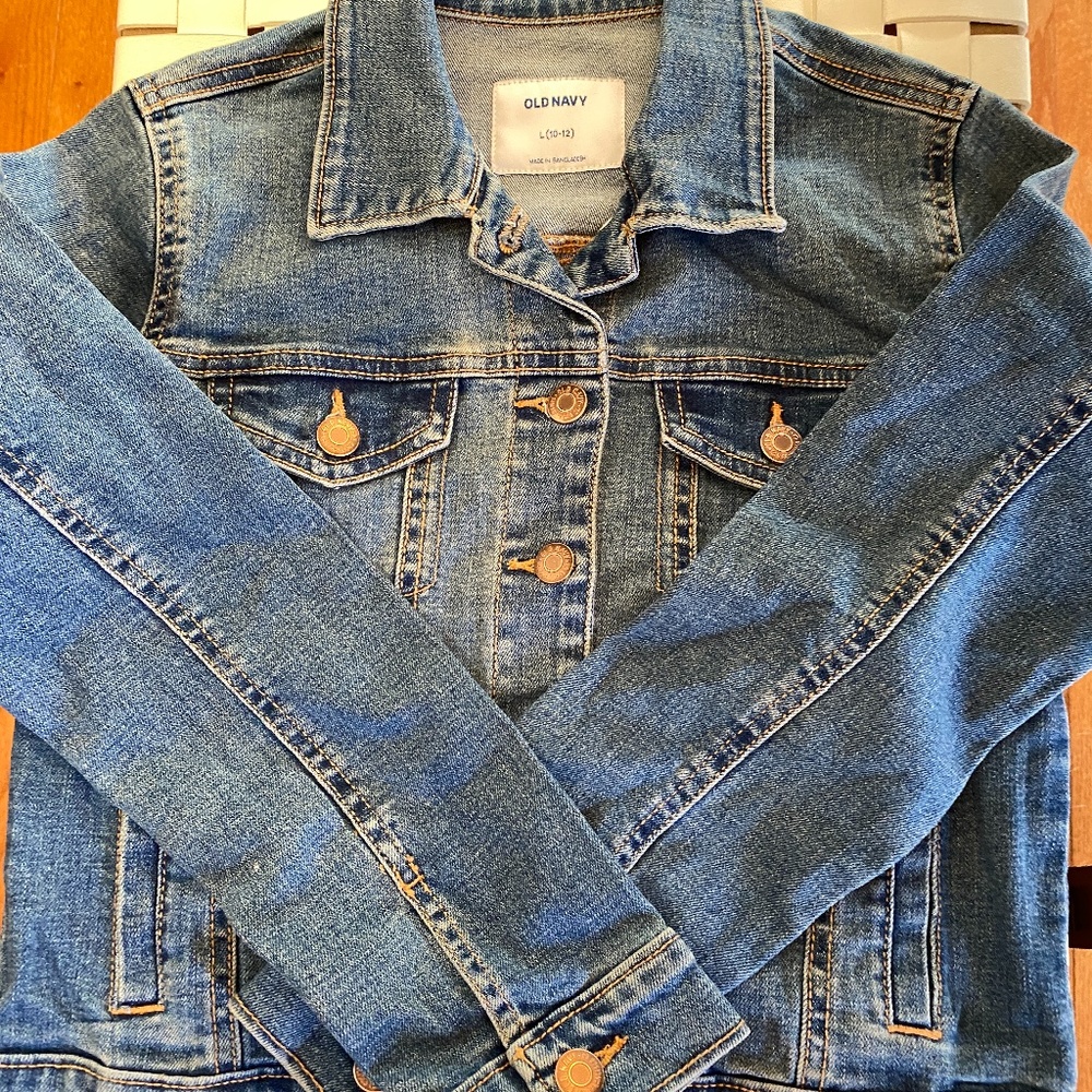 NWT Girls Jean Jacket, Old Navy, Size 10-12
